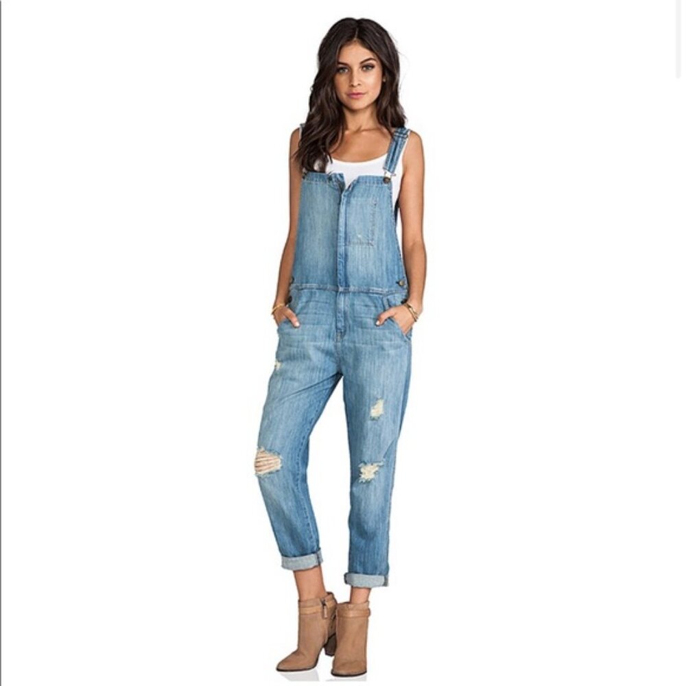 RARE CURRENT/ELLIOTT Ranchhand Overalls Destroyed